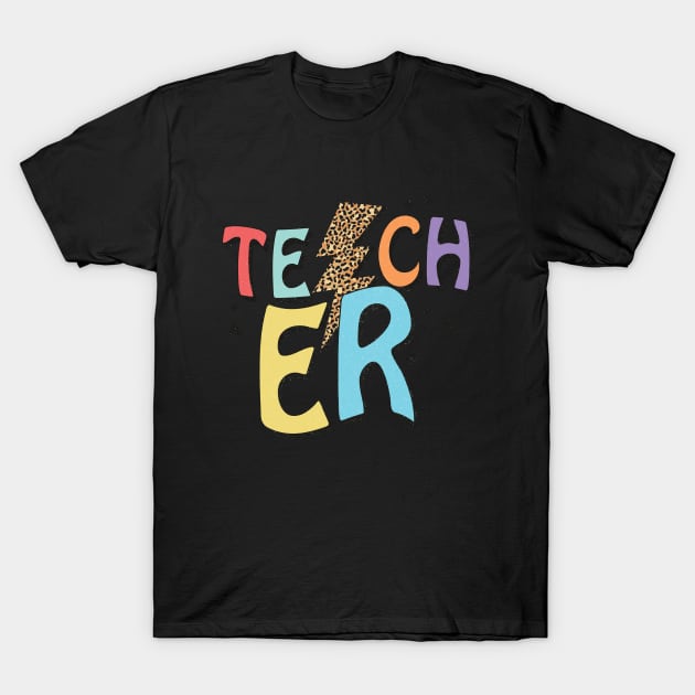 Teacher T-Shirt by Myartstor 